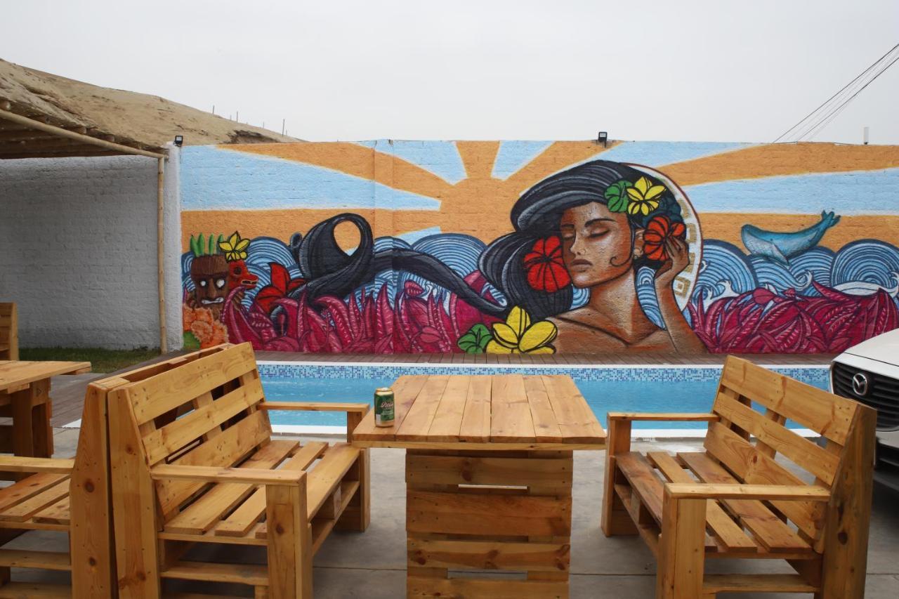 Surfari Punta Rocas Hostel Punta Negra Bagian luar foto