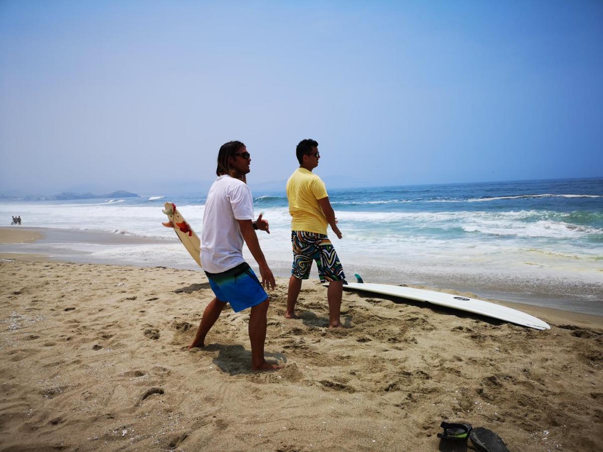 Surfari Punta Rocas Hostel Punta Negra Bagian luar foto