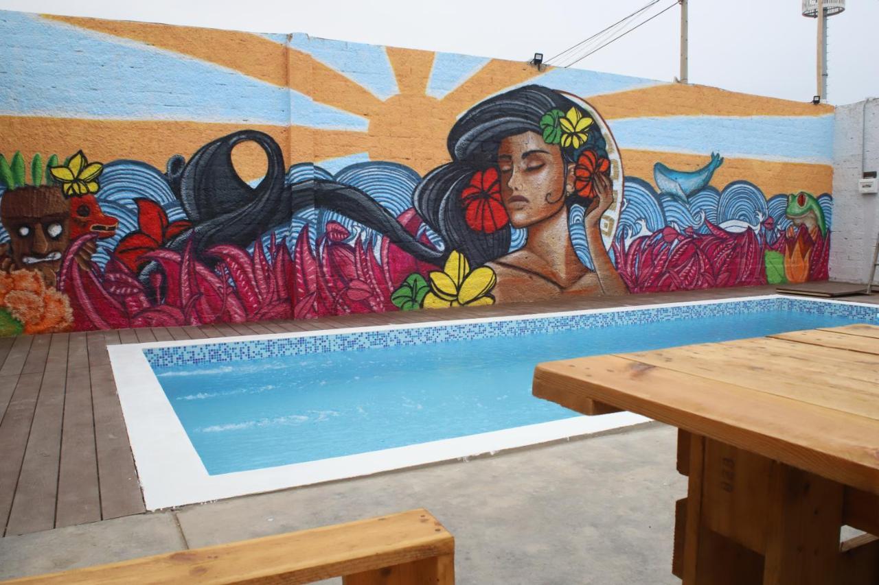 Surfari Punta Rocas Hostel Punta Negra Bagian luar foto