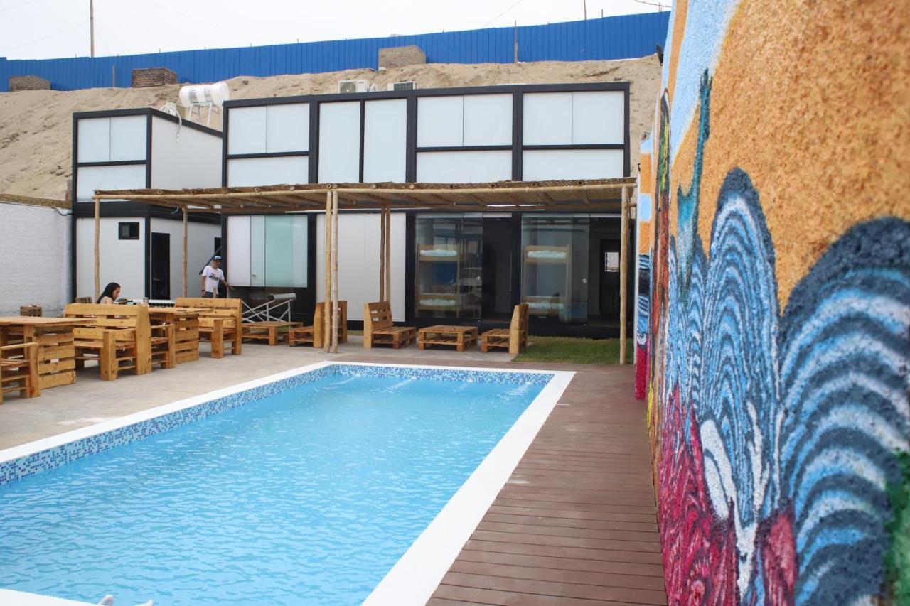 Surfari Punta Rocas Hostel Punta Negra Bagian luar foto