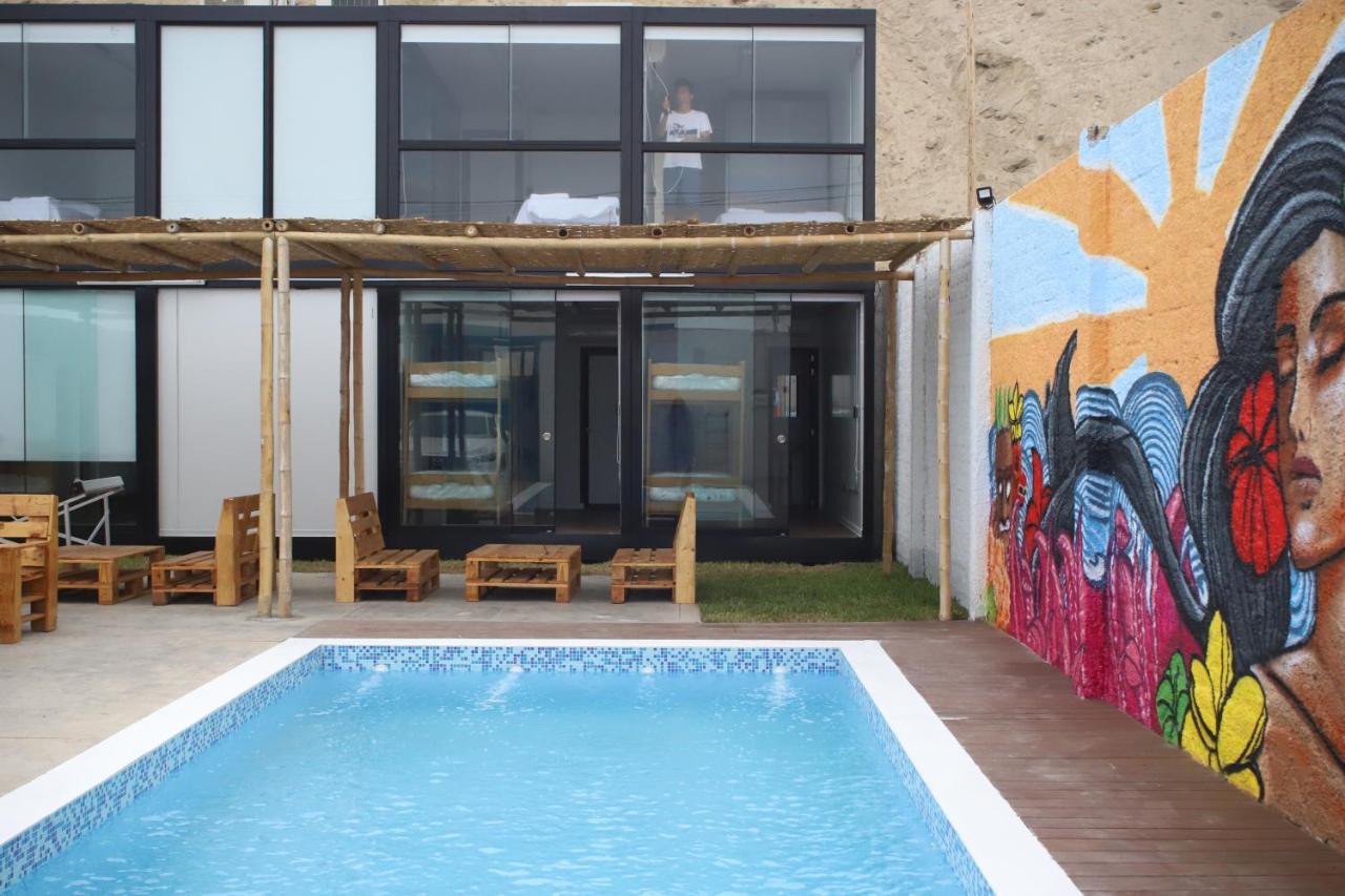 Surfari Punta Rocas Hostel Punta Negra Bagian luar foto