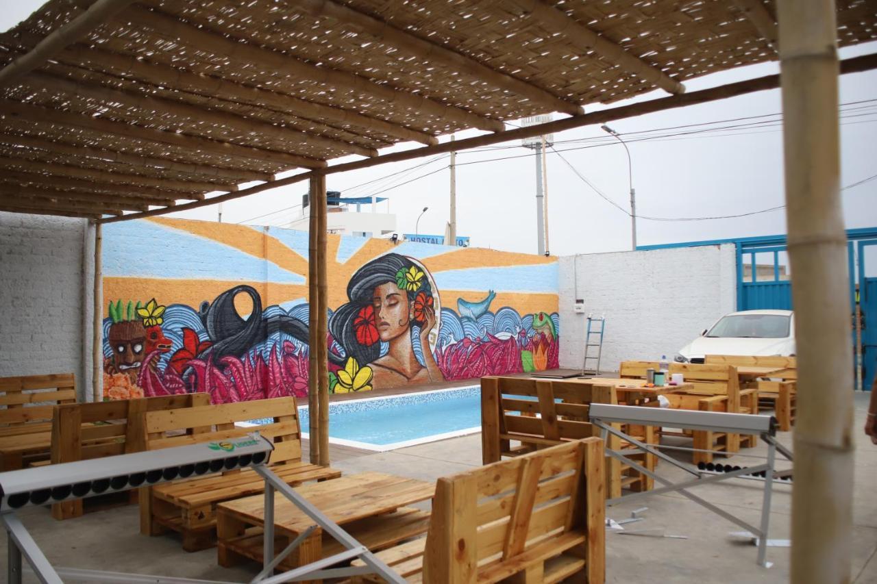 Surfari Punta Rocas Hostel Punta Negra Bagian luar foto