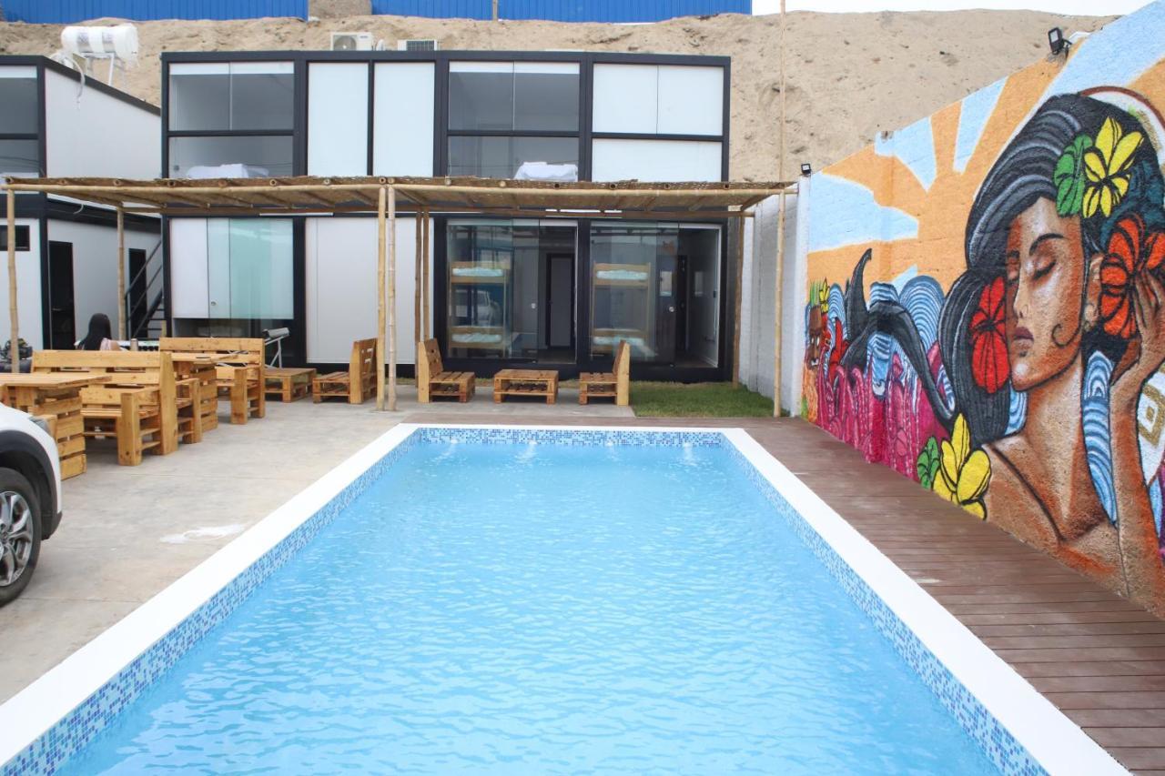 Surfari Punta Rocas Hostel Punta Negra Bagian luar foto