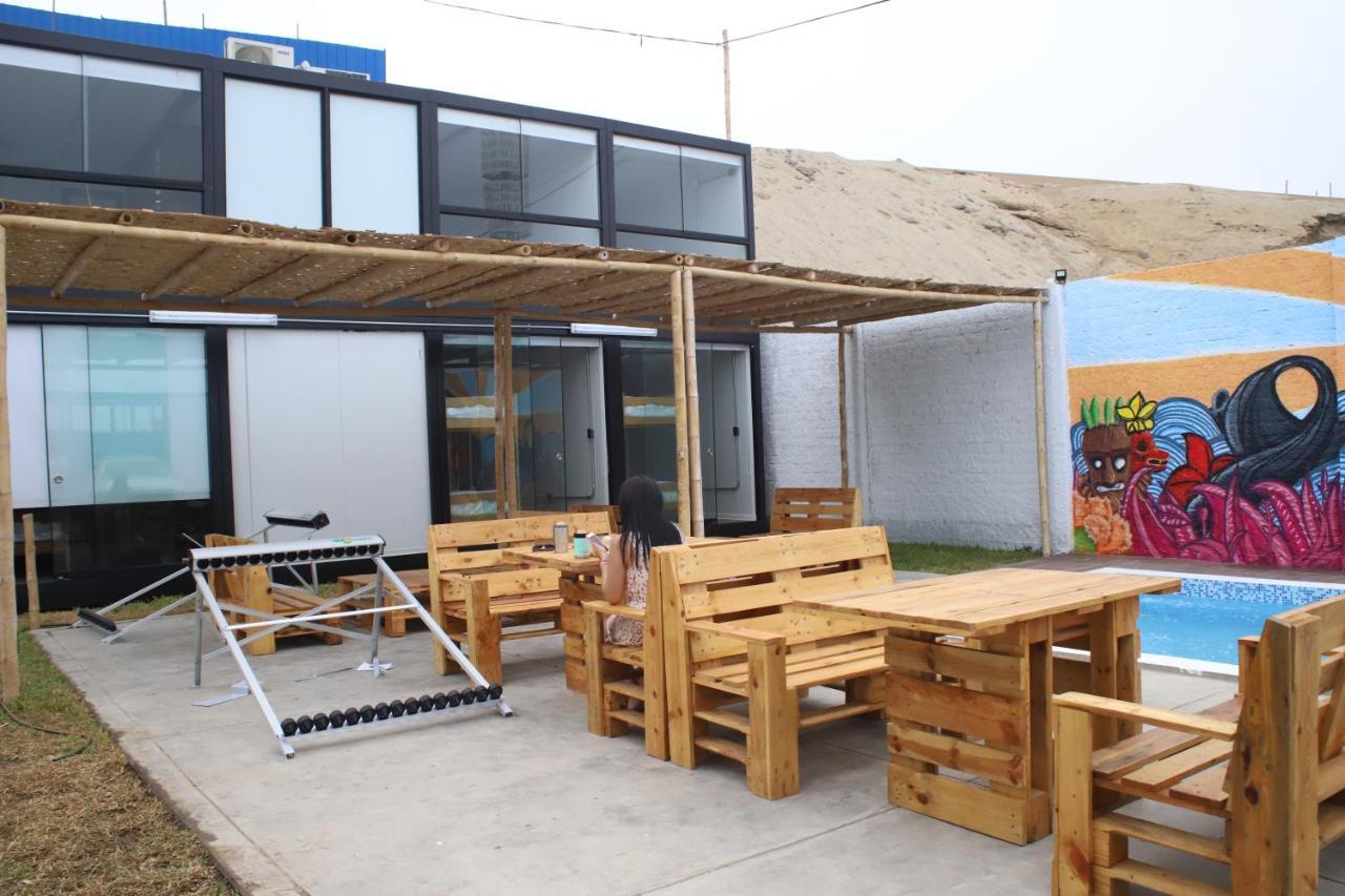 Surfari Punta Rocas Hostel Punta Negra Bagian luar foto