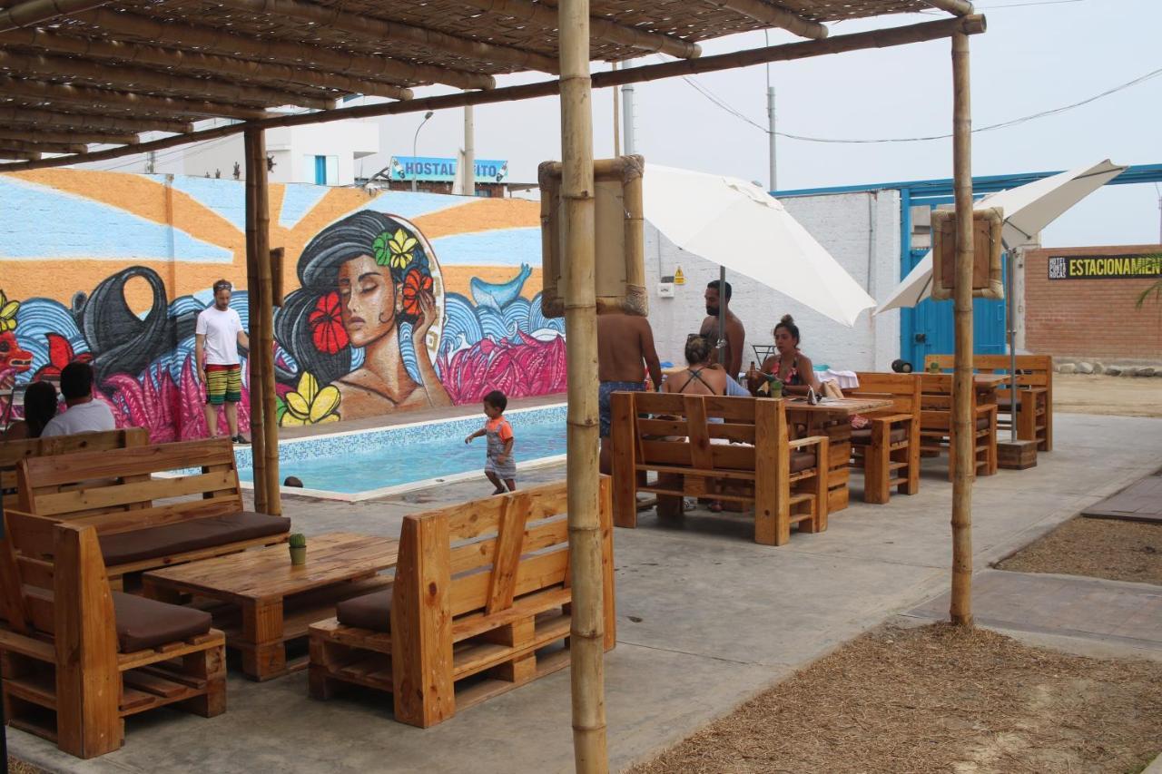 Surfari Punta Rocas Hostel Punta Negra Bagian luar foto