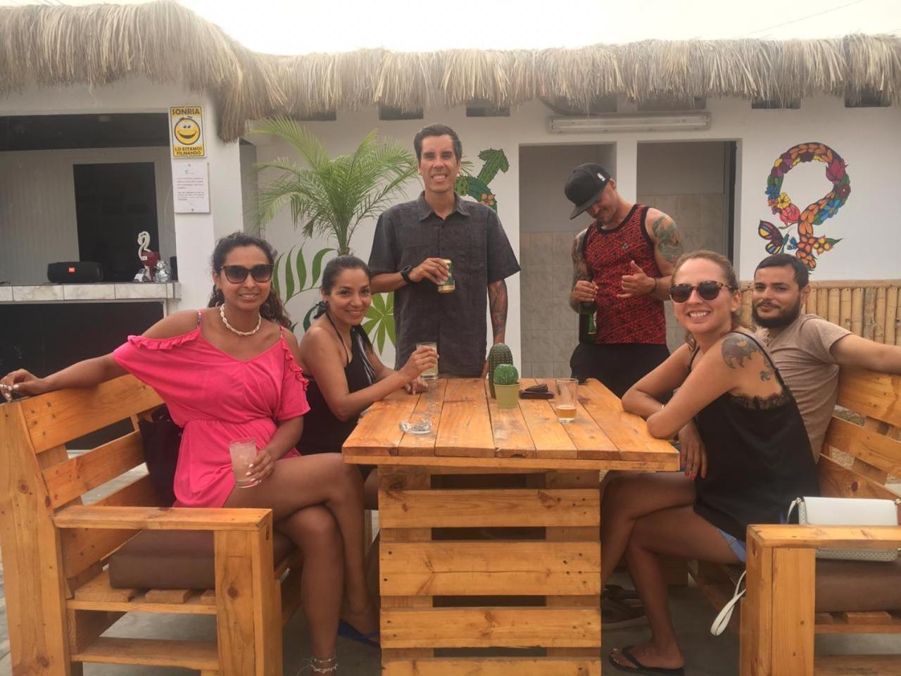Surfari Punta Rocas Hostel Punta Negra Bagian luar foto