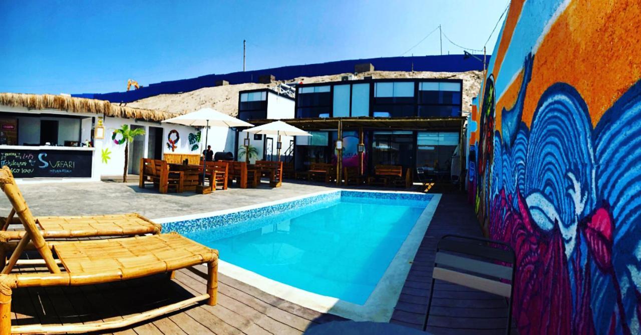Surfari Punta Rocas Hostel Punta Negra Bagian luar foto