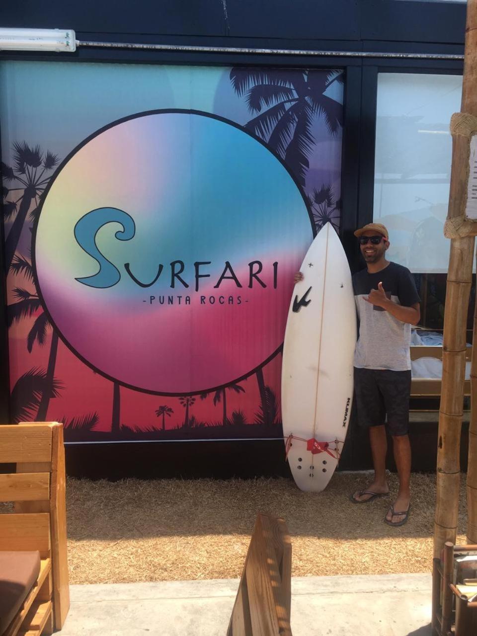 Surfari Punta Rocas Hostel Punta Negra Bagian luar foto